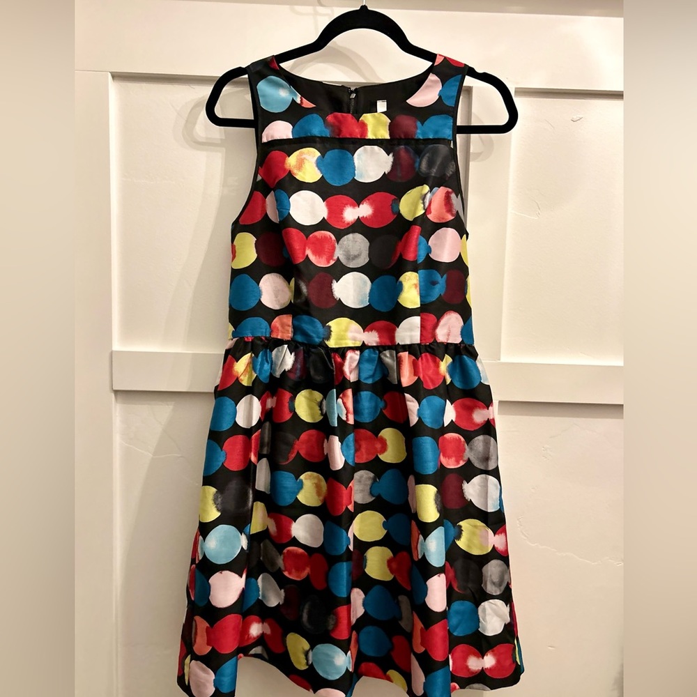 🌶️ Flare SleeveLess Multicolor Polka Dot dress.